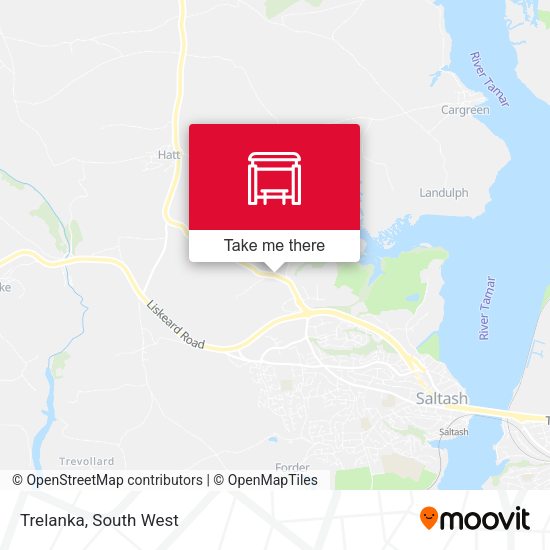 Trelanka map