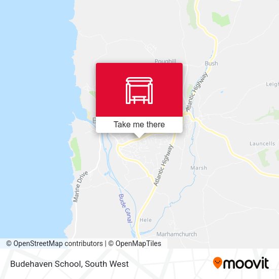 Budehaven School map