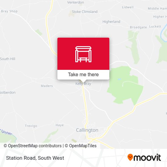 Station Road map