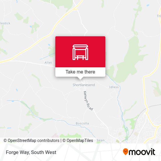 Forge Way map
