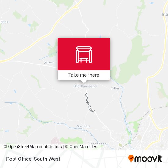 Post Office map