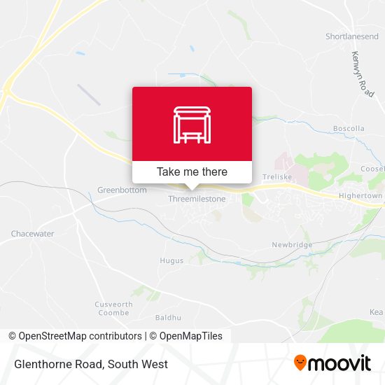 Glenthorne Road map
