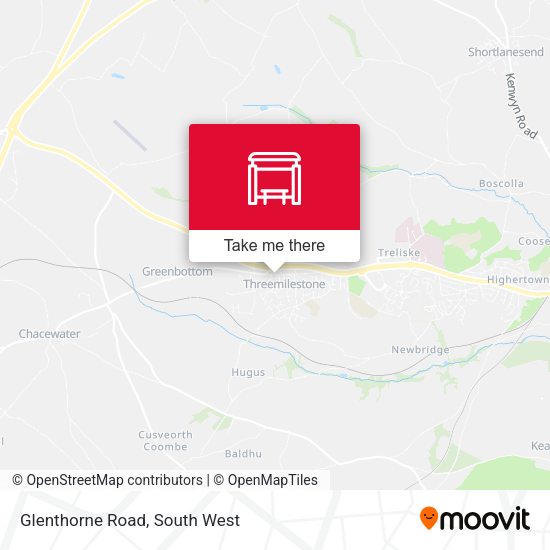 Glenthorne Road map