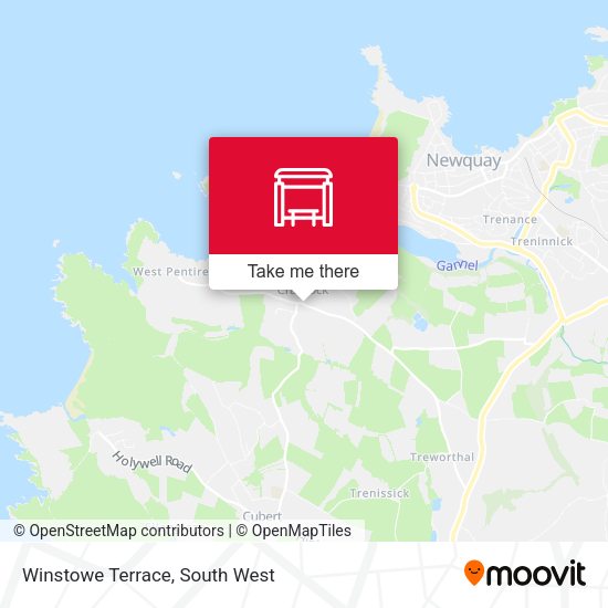 Winstowe Terrace map