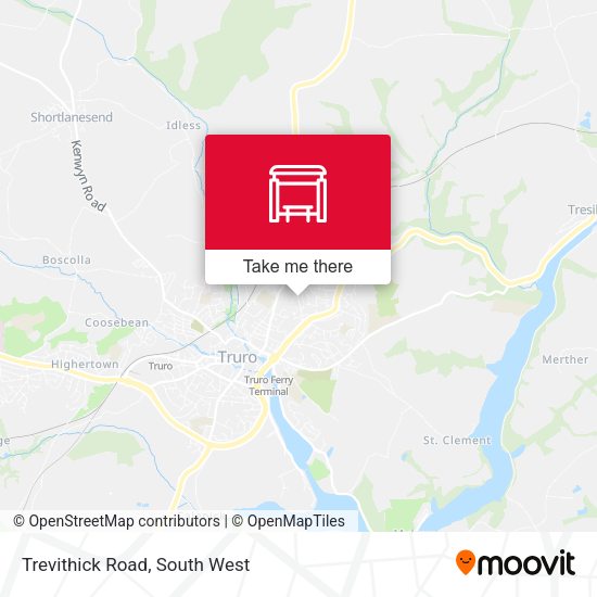 Trevithick Road map