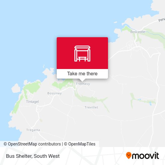 Bus Shelter map