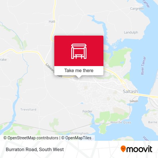 Burraton Road map
