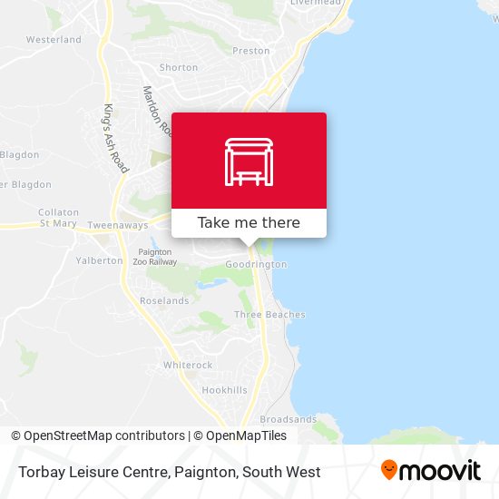 Torbay Leisure Centre, Paignton map