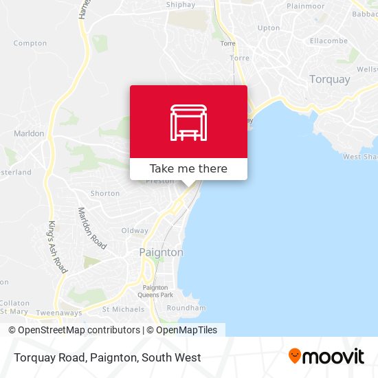 Torquay Road, Paignton map