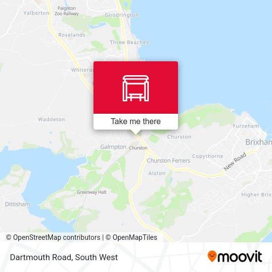 Dartmouth Road map