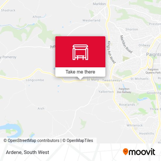 Ardene map