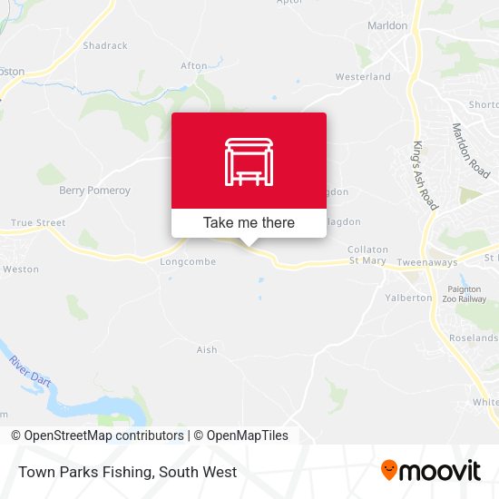 Town Parks Fishing map