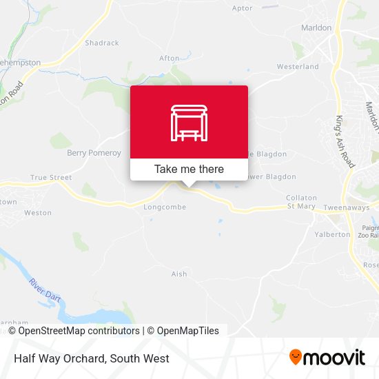 Half Way Orchard map