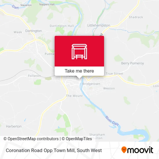 Coronation Road Opp Town Mill map