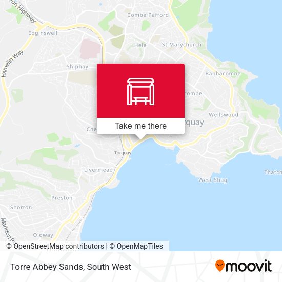 Torre Abbey Sands map