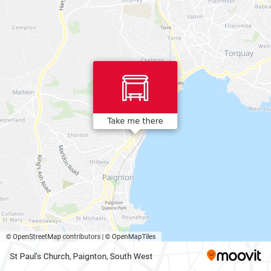 St Paul's Church, Paignton map