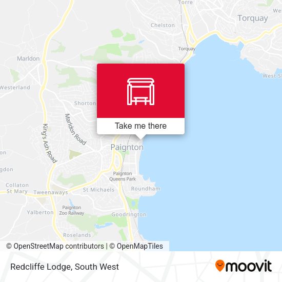 Redcliffe Lodge map
