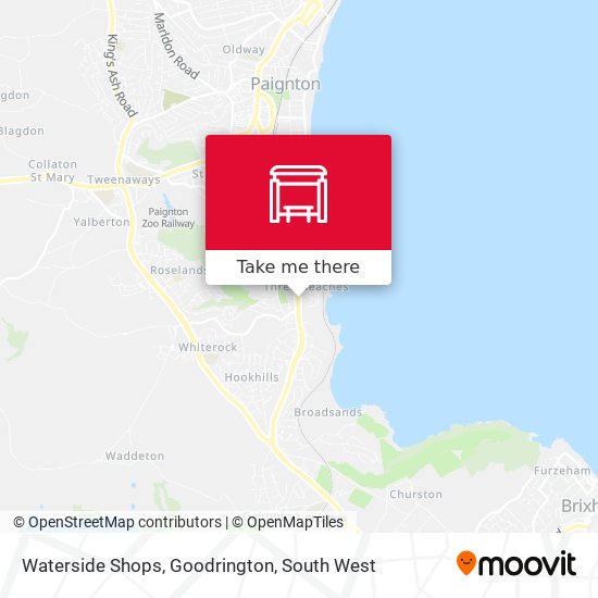 Waterside Shops, Goodrington map