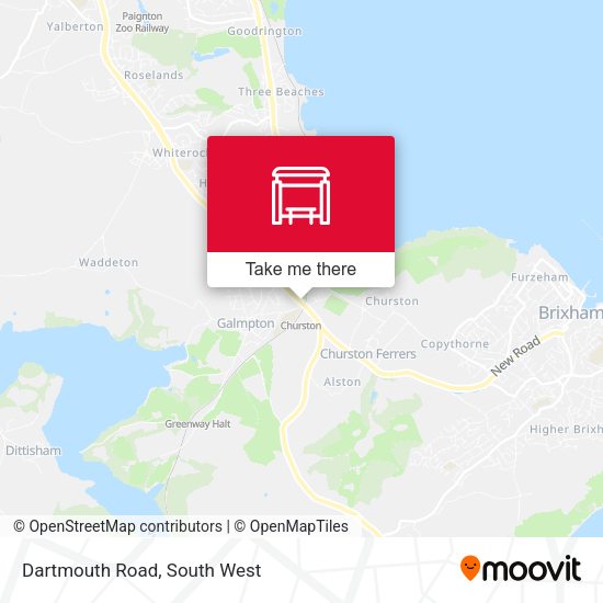 Dartmouth Road map