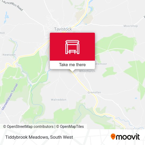 Tiddybrook Meadows map