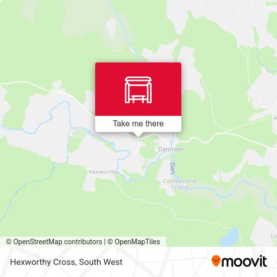 Hexworthy Cross map