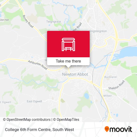 College 6th Form Centre map