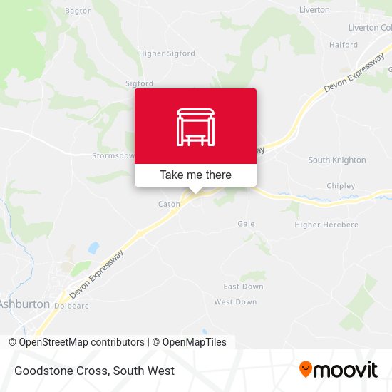 Goodstone Cross map
