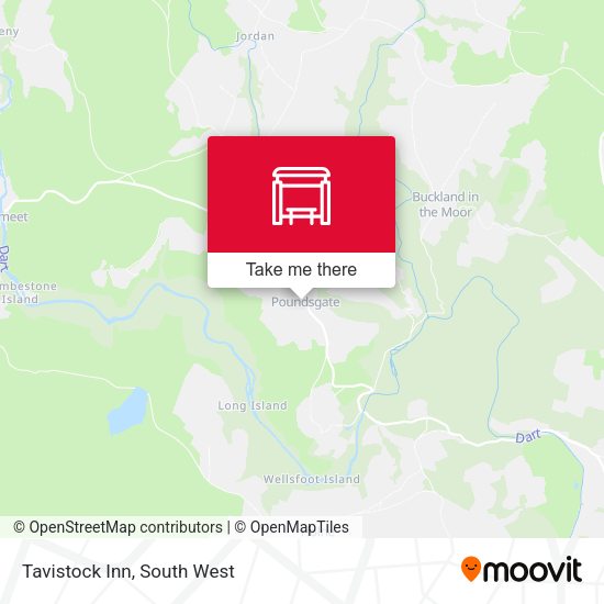 Tavistock Inn map