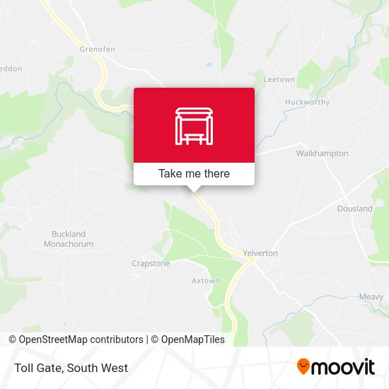 Toll Gate map