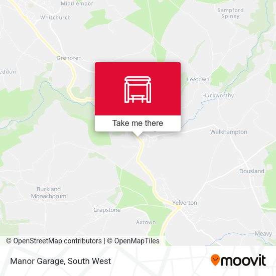 Manor Garage map