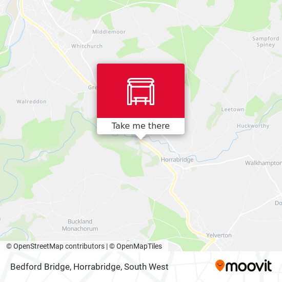 Bedford Bridge, Horrabridge map