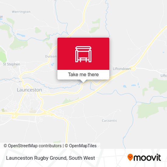 Launceston Rugby Ground map