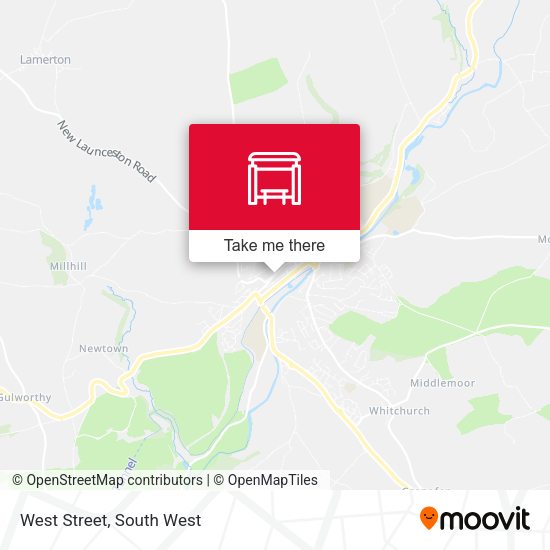West Street map
