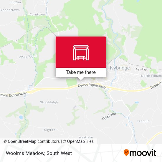 Woolms Meadow map