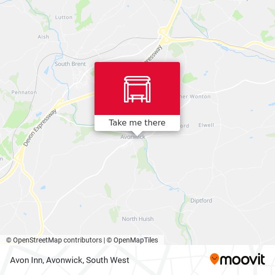 Avon Inn, Avonwick map