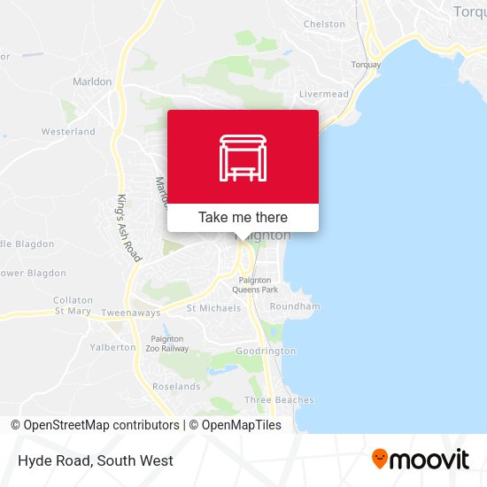 Hyde Road map