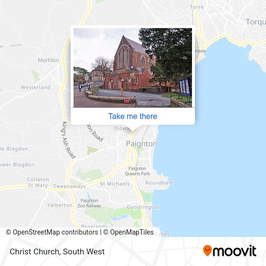 Christ Church map