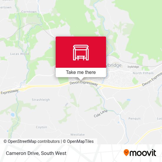 Cameron Drive map