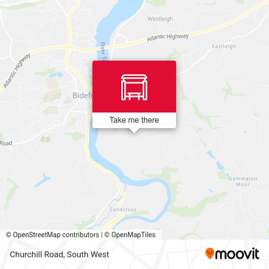 Churchill Road map