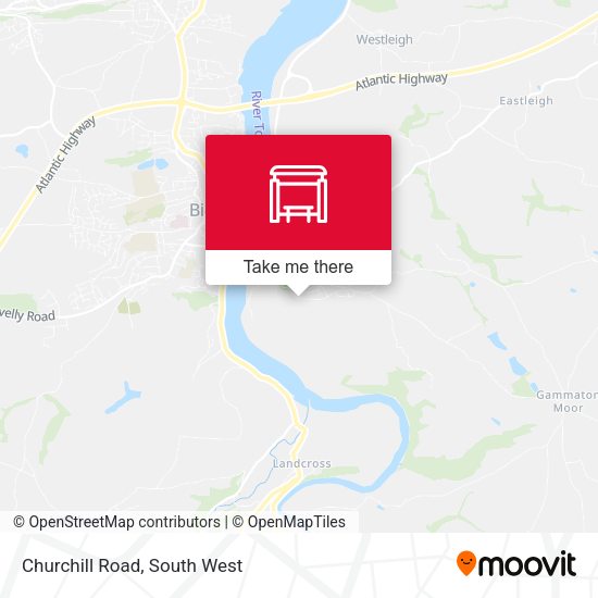 Churchill Road map