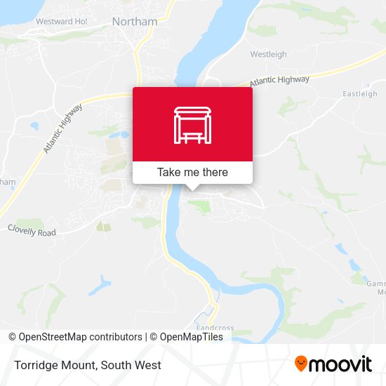 Torridge Mount map