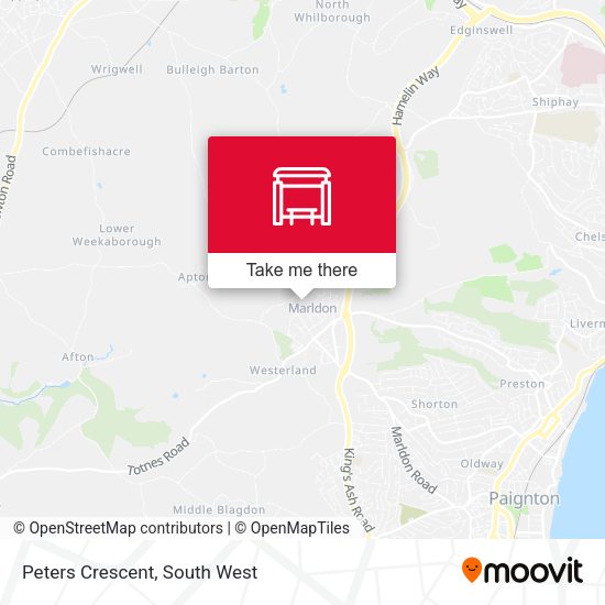 Peters Crescent map