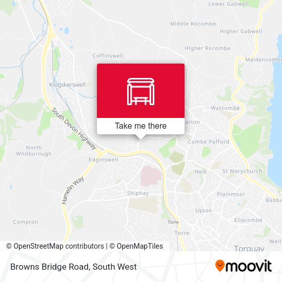 Browns Bridge Road map