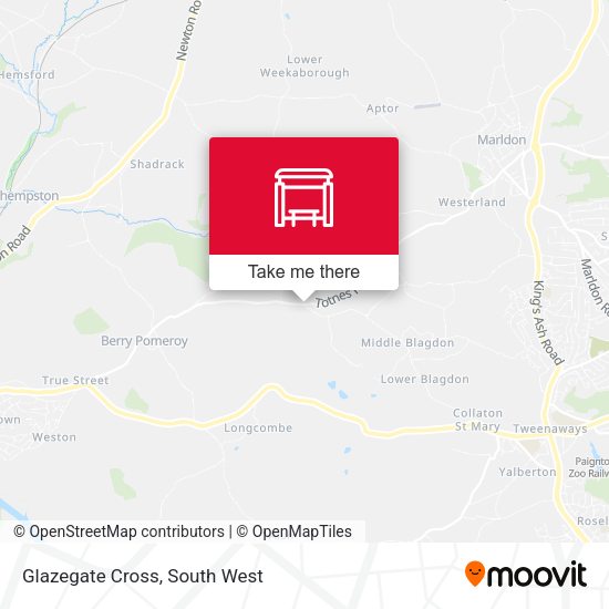 Glazegate Cross map