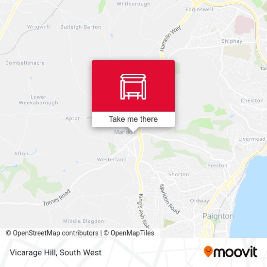 Vicarage Hill map