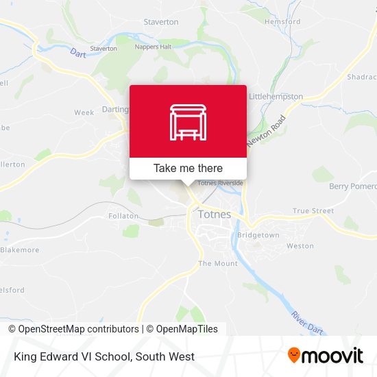 King Edward VI School map