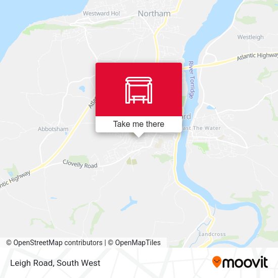 Leigh Road map
