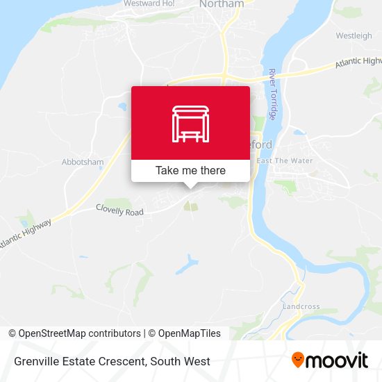 Grenville Estate Crescent map
