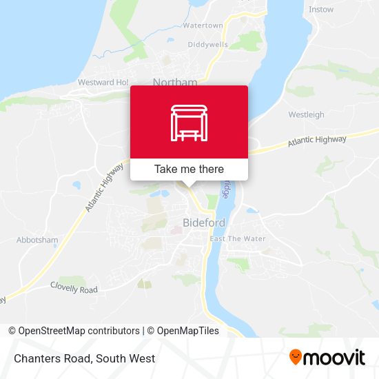 Chanters Road map