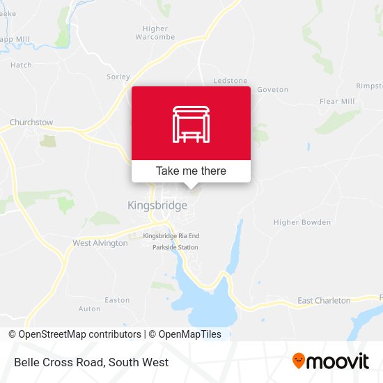 Belle Cross Road map